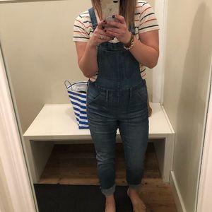 Madewell skinny overalls